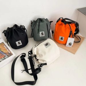 2024 New Carhartt Car Har Bucket Bag Crossbody Shoulder Couple Casual Hiking Phone Bag