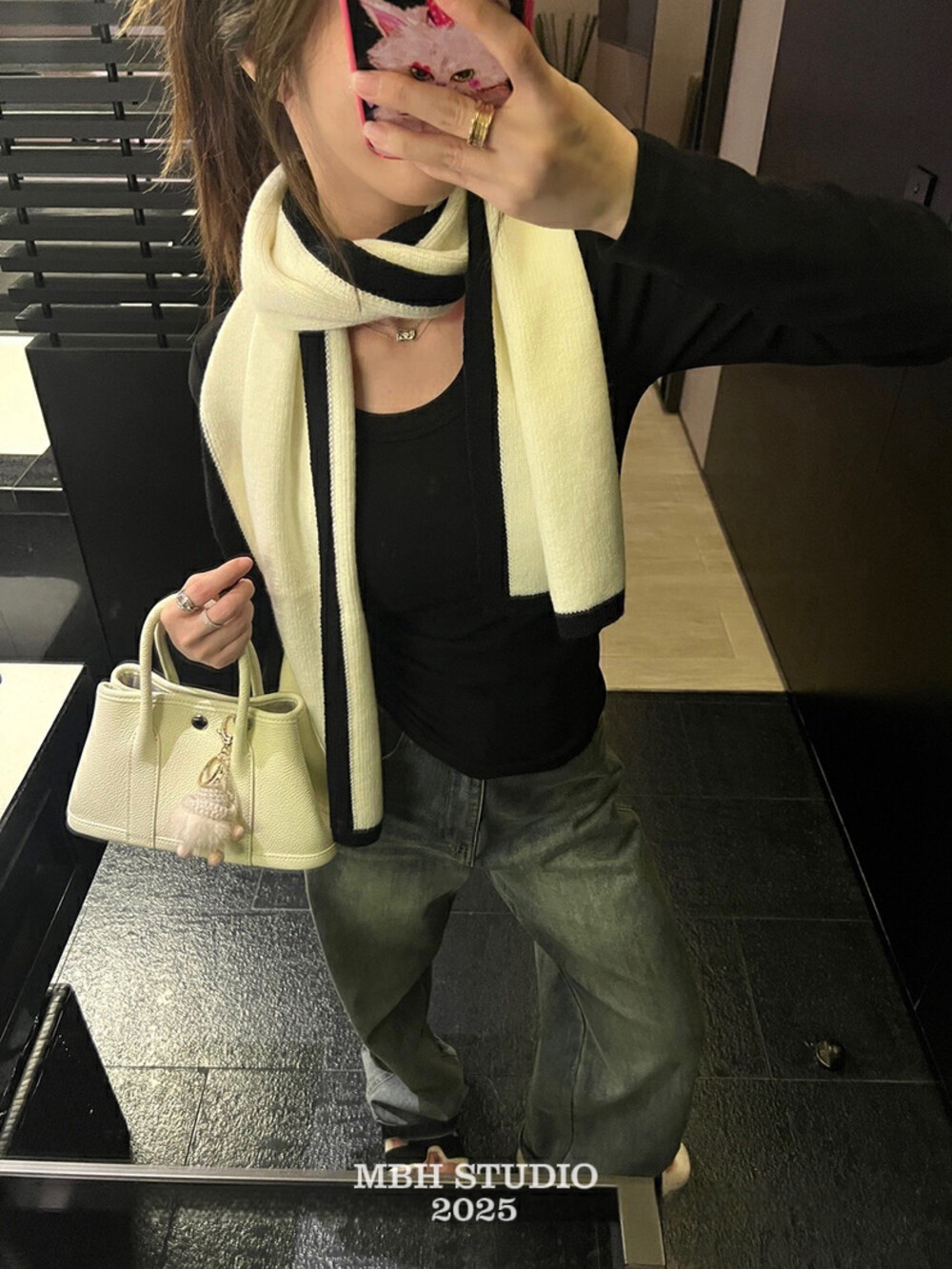 Togo Top Grain Leather Spring Summer Custom Fashion Garden Bag Crossbody Handbag with Shoulder Strap - Image 3