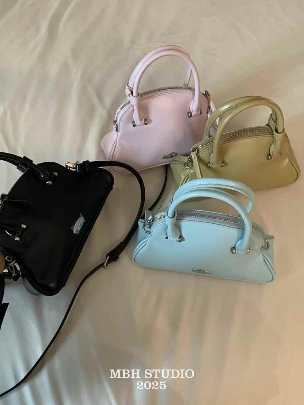MBH 2025 Summer Shell Bag Top Layer Cowhide Versatile Crossbody Handbag with Shoulder Strap - Image 4